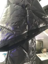 Cotton-Padded Three-Quarter-Sleeve Coat Women Fashion EAM Bandage Spring Autumn New Solid