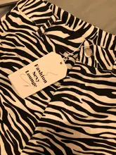 HEYounGIRL-Pantalones elegantes con estampado de cebra para mujer, de cintura alta Capris Harajuku, pantalones de señora informales para oficina, ropa de calle 2021