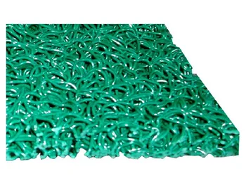 

Doormat curls with BASE 8,00X1,22 M COLOR green