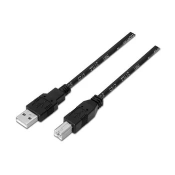 

Cable usb impresora aisens a101-0008 - tipo a macho-tipo b macho - 4.5m - negro