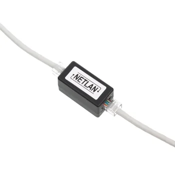 

Cable connector netlan ec-ucb-55-ud2-bk-10 rj45-rj45 (8P8C), кат.5e (class D), 100 MHz, unshielded, black, yn-Ka 10ш