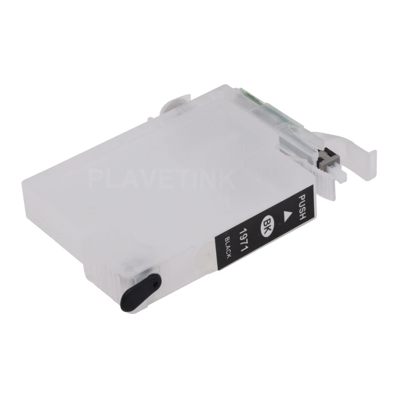 Plavetink T1971 Refillable патрон чернил для принтера Epson T1961 T1951 XL Expression XP 101 201 211 401 204 104 214 411 WF-2532 принтеры