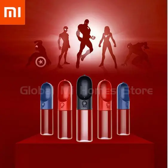Xiaomi PETKIT поилка для домашних животных серия Marvel портативная дорожная уличная чашка для собак для подачи воды, Тритан сополиестер безопасный материал