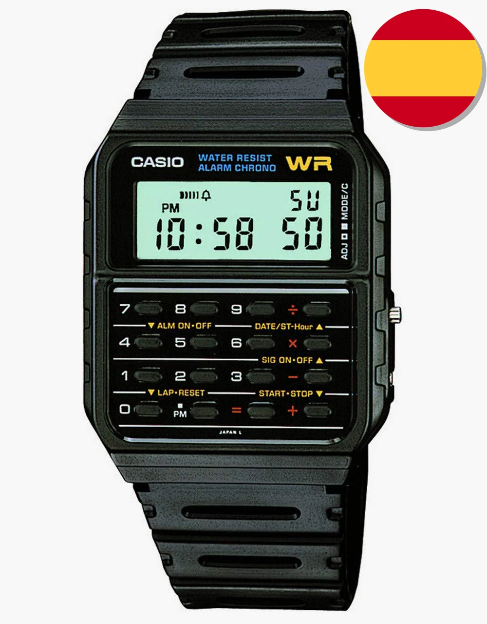 Orologio da uomo CASIO CA 53W calcolatrice multifunzione resistente  all'acqua e CASIO allarme CA 53W orologio da uomo calcolatrice  multifunzione resistente all'acqua e allarme|Digital Watches| - AliExpress
