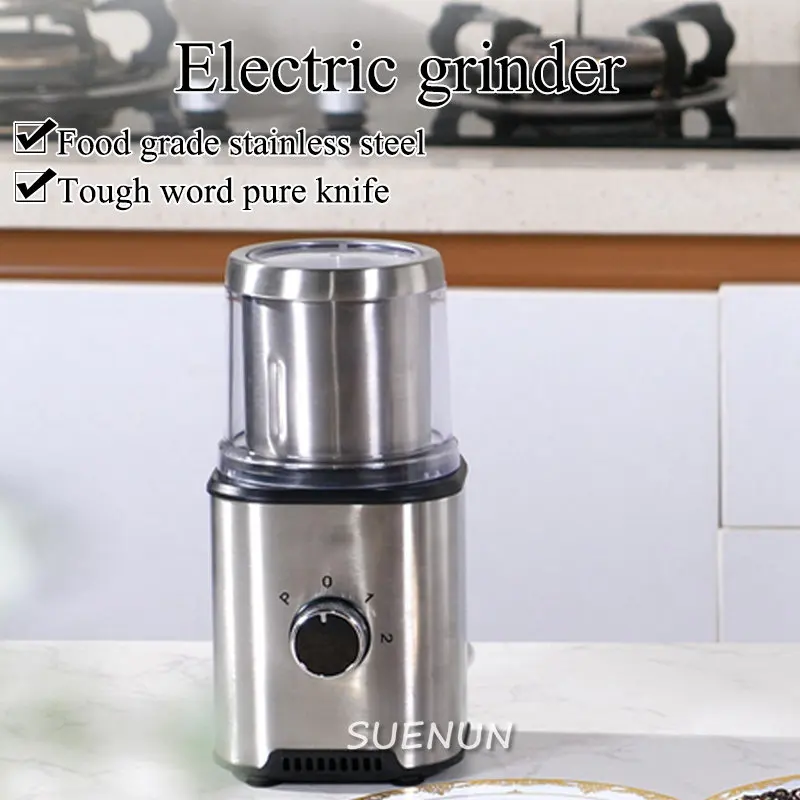 

Mini Electric Food Grinder Grain Bean Mill Crusher Super Fine Diy Coffe Grinding Machine Portable Kitchen Tool
