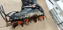 Shoe Crampons Grippers Climbing-Gear Mountaineering Snow Traction-Device Anti-Skid 12-Teeth