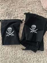 10 Uds. Bolsa de caramelos de Halloween, bolsa de embalaje de caramelos de pirata, bolsa de almacenamiento de dulces, bolsas de regalo para regalo de dulces