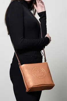 

Women Copper Lady Messenger Bag 19 V69 ITALIA 1975 Model High Quality PU Made in Turkey