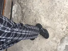 Gran 3XL cuadros Pantalones Mujer Pantalones sueltos, Casual pantalones de pierna ancha Ins Retro adolescentes Pantalones rectos Hip-hop Unisex Streetwear