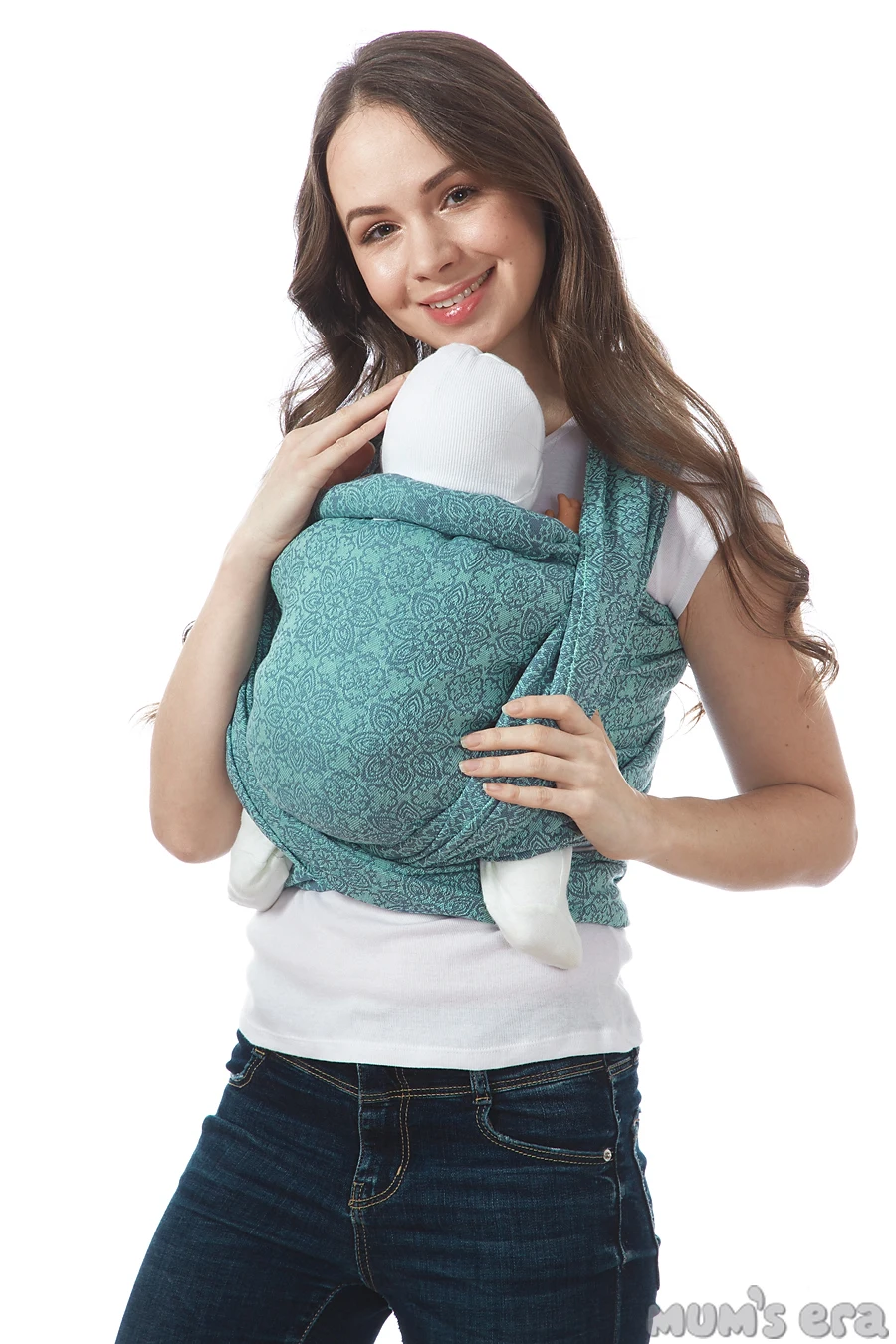 Baby sling MUM'S ERA Слинг-шарф БЛОССОМ Cумка-кенгуру Фронтальная детская переноска Удобный слинг для новорожденных