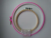 Hoop-Ring Sewing-Tools Cross-Stitch-Machine Embroidery Bamboo-Frame Hand Needlecraft