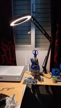 Plegable 5/8X iluminado lupa USB 3 colores LED lupa soldadura para la soldadura de hierro de reparación/lámpara de mesa/cuidado de la piel belleza herramienta
