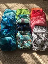 Diapers Happy-Flute Tiny Newborn-Baby Double-Gussets Bamboo Cotton Organic Reusable 10pcs