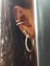 ZYZQ-Metal dorado Punk para mujer, Clip para la oreja, sin perforaciones, en forma de C, geométrico, pequeño, para envolver la oreja, Clips, joyería, 1 ud.