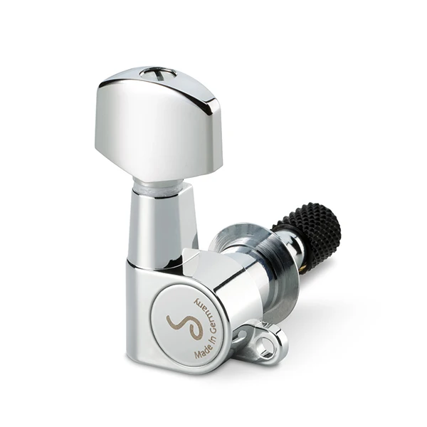 10040223.01.55 M6 Mini Toplocking Комплект одиночной колковой механики, 3л+3п, мал, хром, Schaller