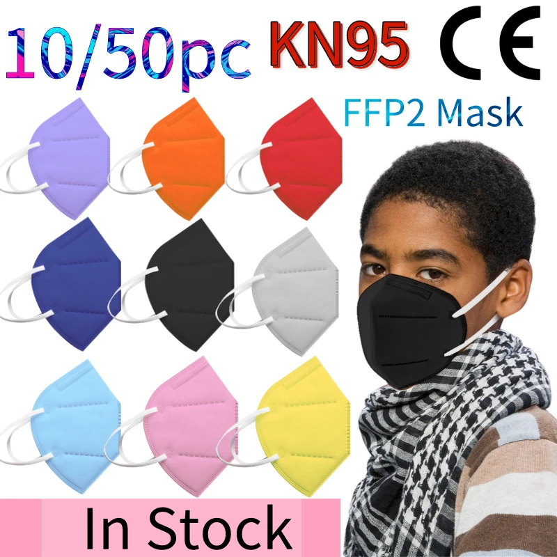 50pc máscaras niños ffp2 niños 6 años kn95 maske mondkapje máscara enfant niños máscaras sagornasapp mascarilla fpp2 homologada niñas