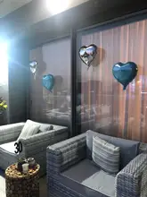 Globo de helio de aluminio con forma de corazón para niños y adultos, decoraciones para fiesta de cumpleaños, boda, San Valentín, oro rosa, 10 Uds.