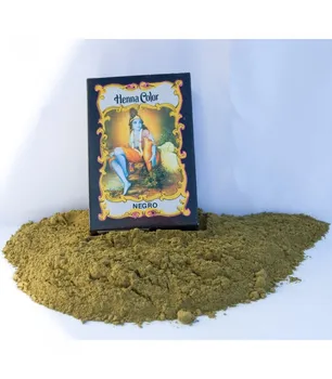 

Henna Natural Dye Hair - Black Color - Radhe Shyam - 100 gr