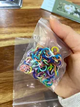 Lote de anillos de Metal de colores para hacer joyas, 100 unidades, 1,2x8mm, único abierto