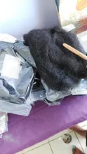Rebecca-pelo humano Afro rizado a granel para trenzar, pelo Remy brasileño, 1 paquete de 50g por pieza, trenzas de Color Natural sin trama