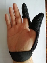 Guantes de pesca de 2 dedos, antideslizantes, transpirables, para dedo índice, accesorios de herramientas protectoras