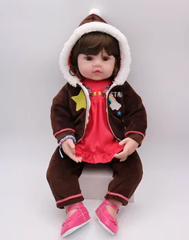 

Forrsdor61 cm silicone doll reborn rainbow Doll Christmas toy birthday surprise gift lol doll