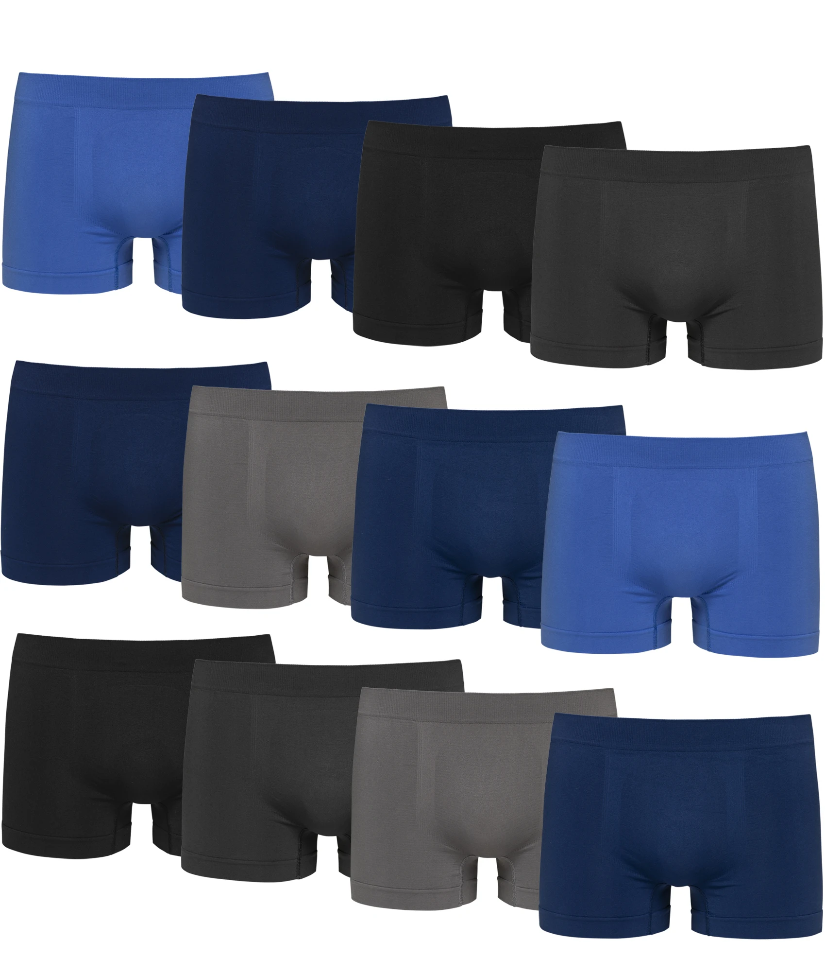 CHANNO Pack of 12 seamless Lycra Boxers invisible half shot soft and  comfortable for man - AliExpress