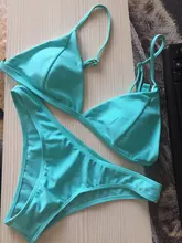 Conjunto de Bikini de talla grande para mujer, bañador Sexy de cintura alta, traje de baño brasileño, 2021