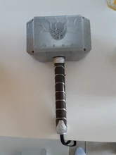 Marvel Avengers Alliance LED brillante y suena el martillo de Thor luz máscara Thor figuras de acción Cosplay niños regalo de Halloween