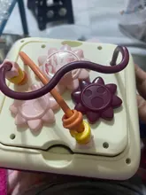 Cubo de actividades para bebés, juguetes 7 en 1 para niños pequeños, juguete educativo, clasificador de formas, Musical, cuentas, laberinto, Discovery, juguetes para aprendizaje