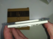 Livolo – Panel de cristal para interruptor de pared. VL-C7-SR-11, Panel de cristal blanco perla de 80mm * 80mm, estándar europeo