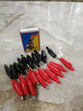 Probe-Meter Alligator-Clip Testing Electrical-Clamp Auto-Battery Crocodile Metal Plastic