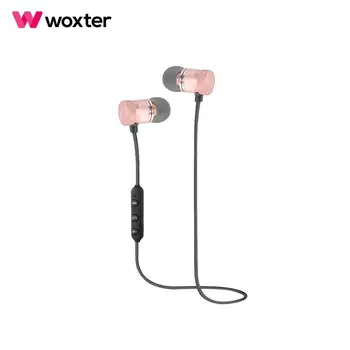 

Woxter Airbeat BT-7 Black - Auriculares Bluetooth con imán, Inalámbricos con Botones de Control, Micrófono