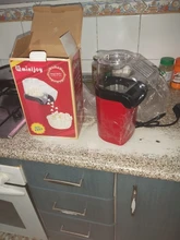 Popcorn-Maker Mini Household 1200W for Home Kitchen Healthy Hot-Air Oil-Free