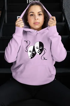 

Angemiel Wear Face Pink Women 'S Hooded Sweatshirt