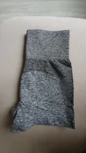 Pantalones cortos deportivos sin costuras para mujer, de cintura alta, con realce, ajustados para entrenamiento, 2020