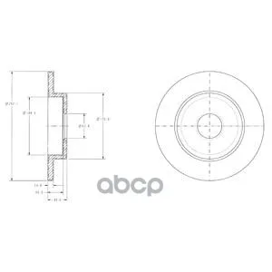 Тормозной Диск Bg3761 Delphi арт. BG3761