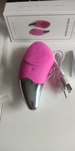 cepillo facial limpieza facial limpiador facial eléctrico cepillo de limpieza facial Mini cepillo de eléctrico limpiador Facial sónico de silicona limpiador de poros profundo masajeador de piel cepillo de  dispositivo