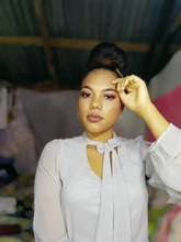 Conjunto de negras brochas maquillaje BEILI, brochas profesionales de pelo Natural de cabra, brochas para base de maquillaje en polvo, brochas para mezclar ojos y maquillaje