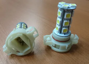 

Led lamp H16 PS24W PS19W 12V 3W cool white for VW Golf Audi A3 A4's daytime running lights 6 with 18 Smd 5050