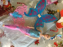 Muñeca de sirena de natación clásica para niñas, juguete de princesa con ala de mariposa, a la moda, gran oferta, regalos de Navidad, 2020