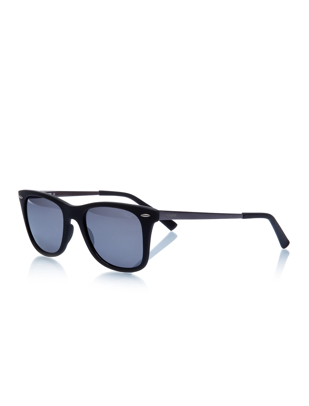 

Unisex sunglasses hw 1453 01 bone black organic square square 49-21-144 hawk