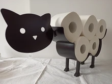 Portarrollos de papel higiénico para baño, accesorios de cocina, estante de almacenamiento de pañuelos, rollo de hierro fundido, soporte de baño