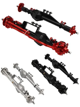 Металлическая передняя и задняя оси AR14B с 38T/13T конической шестерней, Набор шестигранных роторных суппорт для масштаба 1/10 Axial RBX10 Ryft Rock качалк...