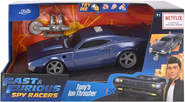 Jada Toys Fast & Furious Spy Tony's Ion Thresher Toy Known from Netflix Series, with Accessories, Light & Sound - AliExpress