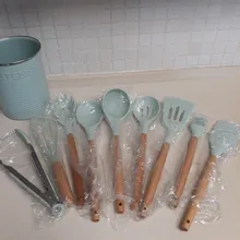 Utensils-Set Storage-Box-Tools Baking-Tools Silicone Kitchenware Non-Stick Heat-Resistant