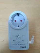 Enchufe de la UE, enchufe inteligente GSM, inglés, ruso, SMS, Control remoto, temporizador, controlador de temperatura con Sensor, enchufe de toma de corriente