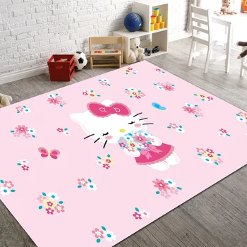 

Hello Kitty 4 Patterned Carpet ,Non Slip Floor Carpet,Teen's Carpet,Kid's Carpet,Turkish Rug