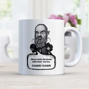 

Personalized Galileo Galilei White Mug Cup