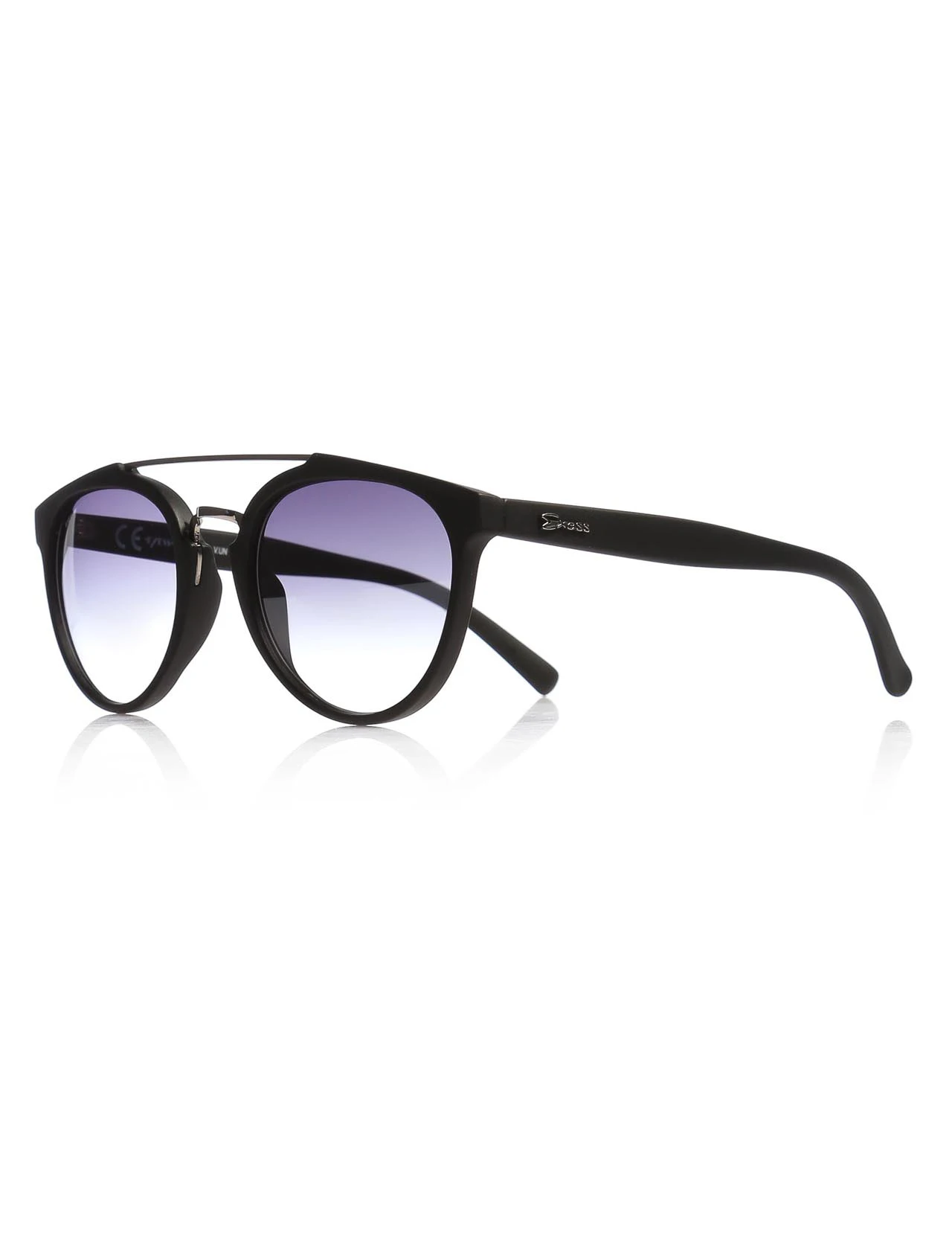 

Unisex sunglasses e 1870 1237 sk bone black organic drop aval 50-22-145 exess